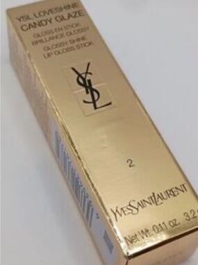 Yves Saint Laurent Gold Candy Glaze Lip Gloss Box